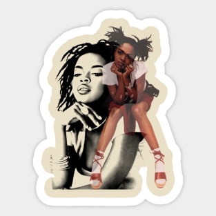 Lauryn hill t-shirt Sticker